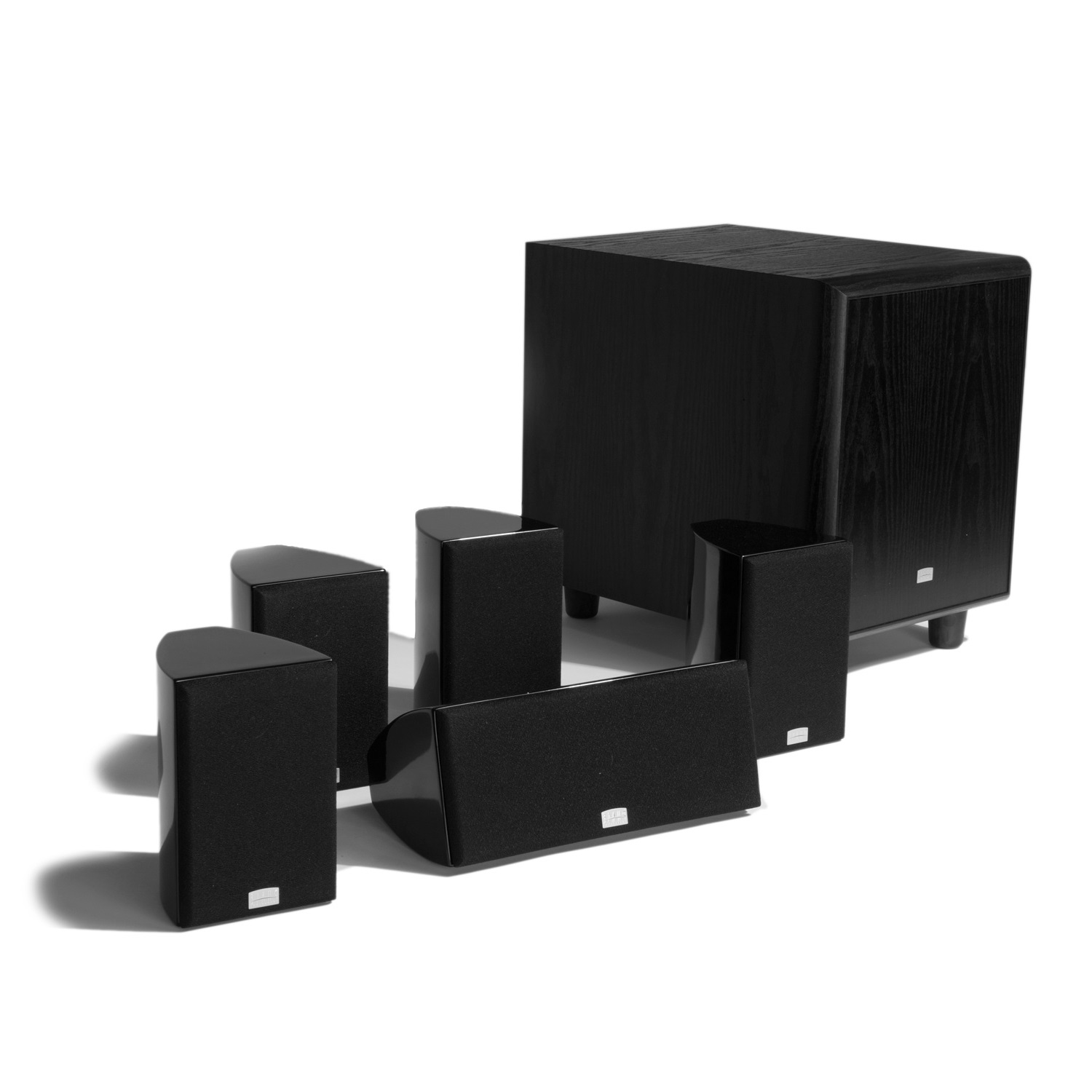 Phase CineMicro System 2-way, switchable bipole/dipole surround speaker (black)(each) - Click Image to Close